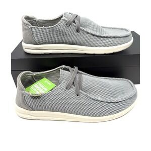 Sanuk Shaka Lite Mesh Men's Sz 9  Casual Shoes Gray